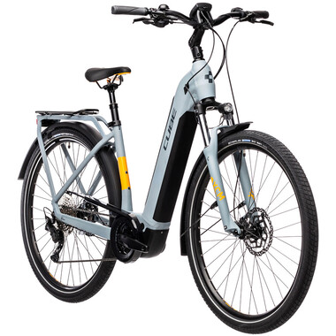 Bicicletta da Viaggio Elettrica CUBE TOURING HYBRID PRO 500 WAVE Grigio 2021 0